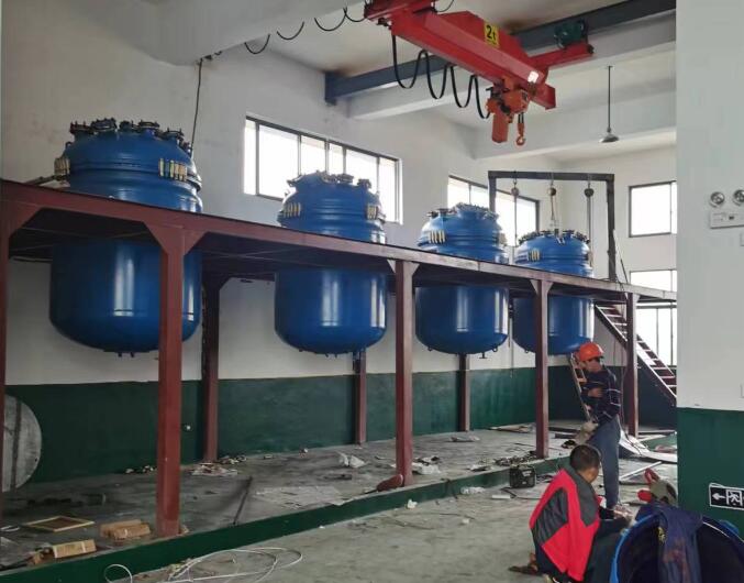 湖南永興縣反應釜指導安裝